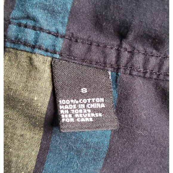 Metro Rue 21 Shirt Mens Size Small Plaid Brown & Black Button Up Casual Shirt - Picture 5 of 7